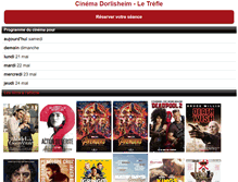 Tablet Screenshot of cinemadutrefle.com